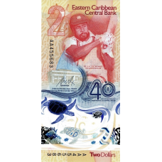 (335) ** PNew (PN61) Eastern Caribbean - 2 Dollars Year 2023 (Comm)
